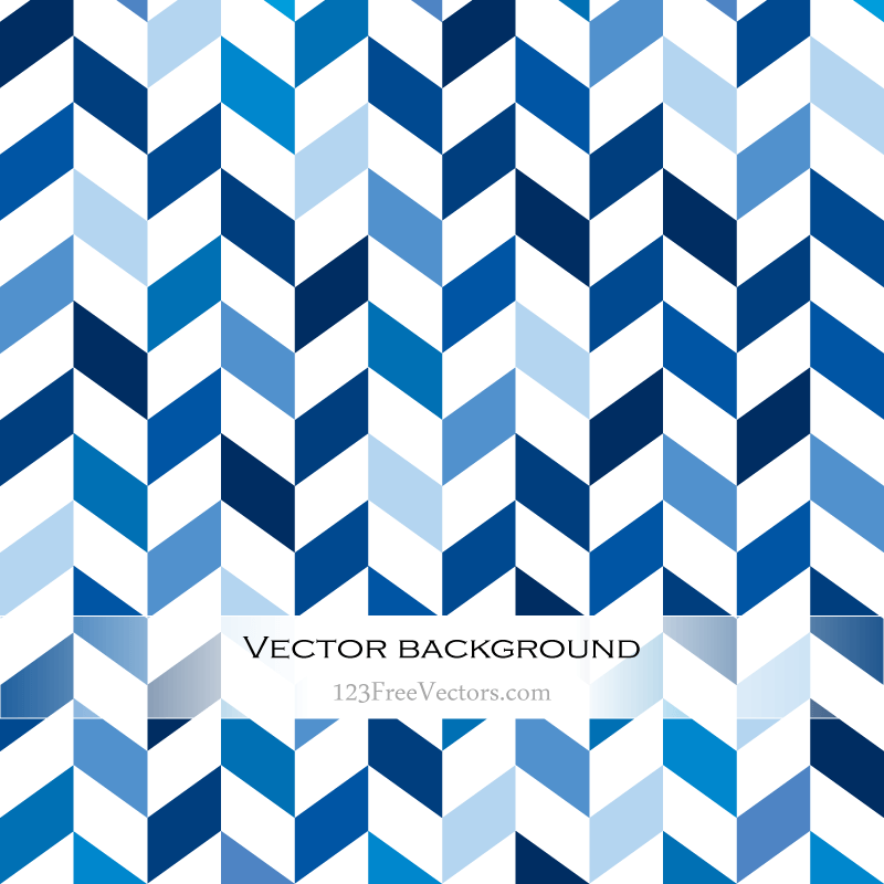 Blue Zig Zag Background