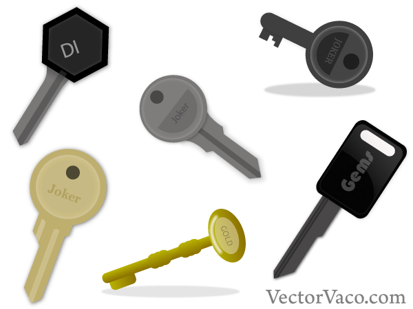 Key Vector Art Free
