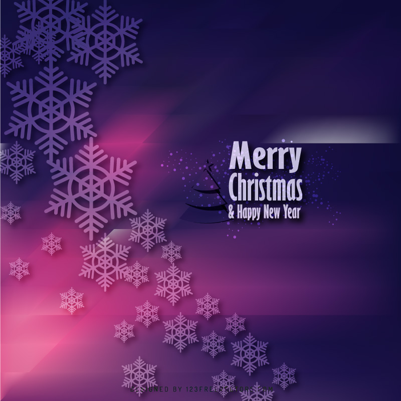 Dark Purple Christmas Snowflakes Background Graphics