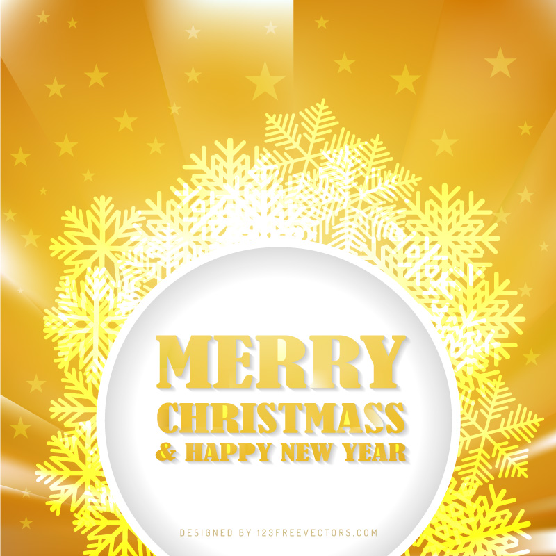 Merry Christmas and Happy New Year Banner Background Template