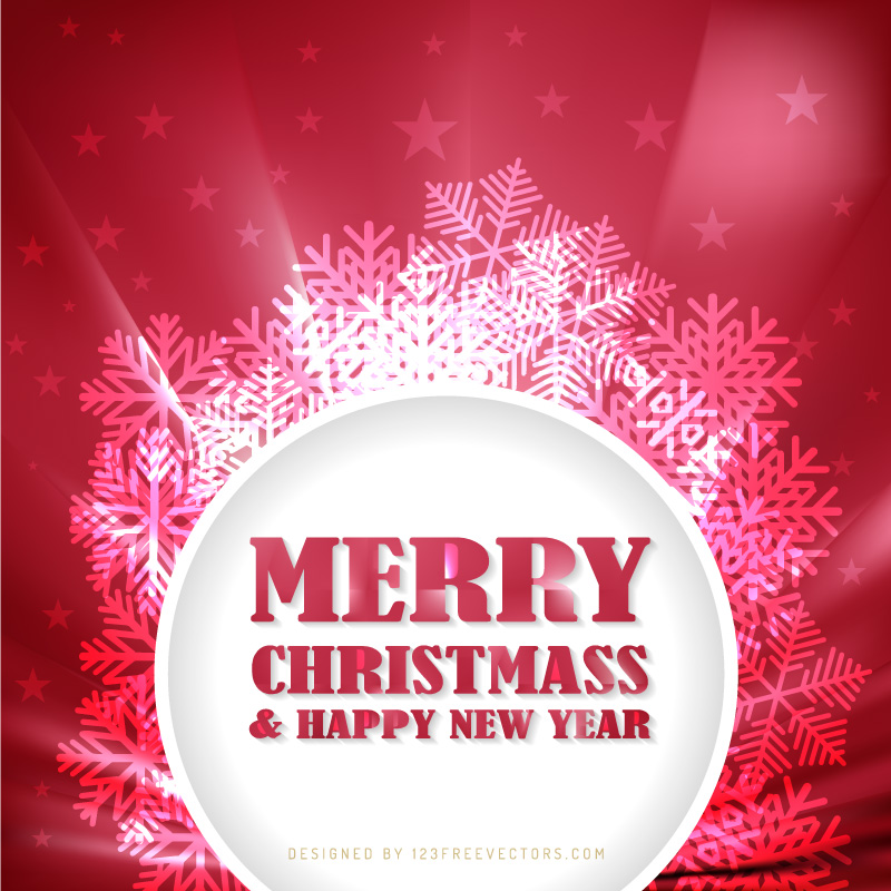 Merry Christmas and Happy New Year Background