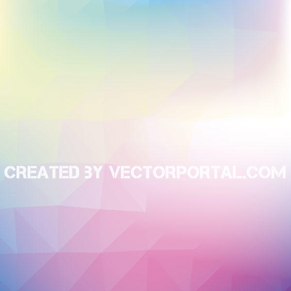 Vector Abstract Colorful Polygon Background Design