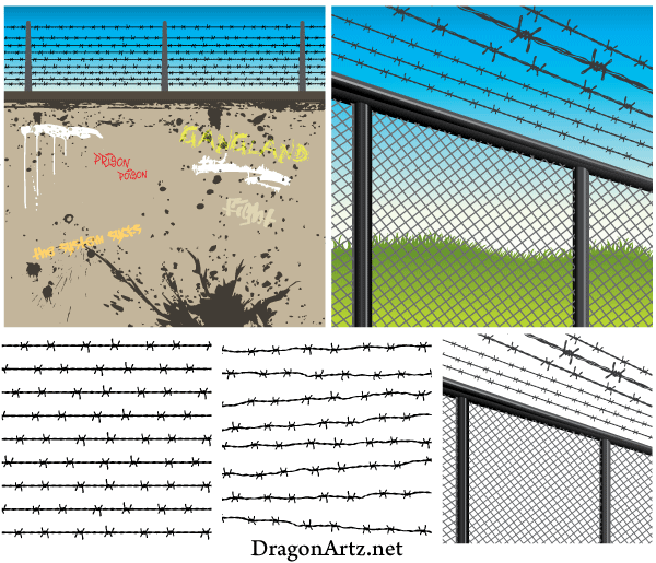 Barbed Wire Vector Eps Free