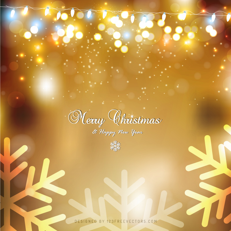 Beige Christmas Lights Background