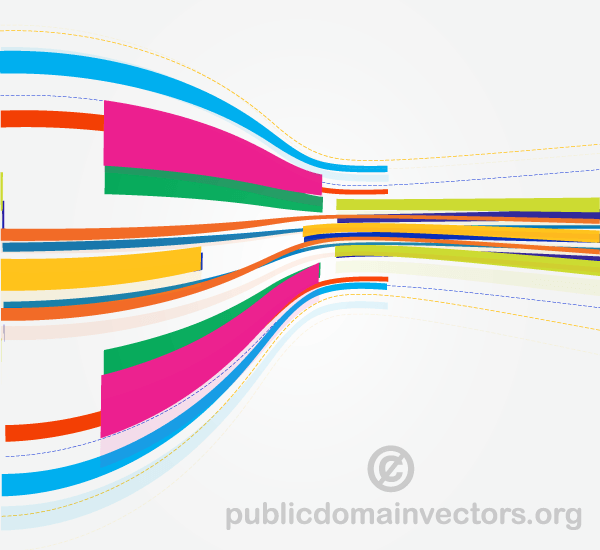 Vector Colorful Stripe Background Design