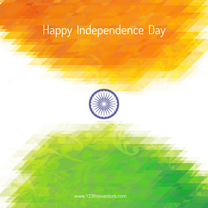 Indian Flag Theme Background Design