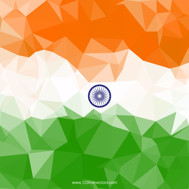 Indian Flag Theme Background for Indian Republic Day and Independence Day