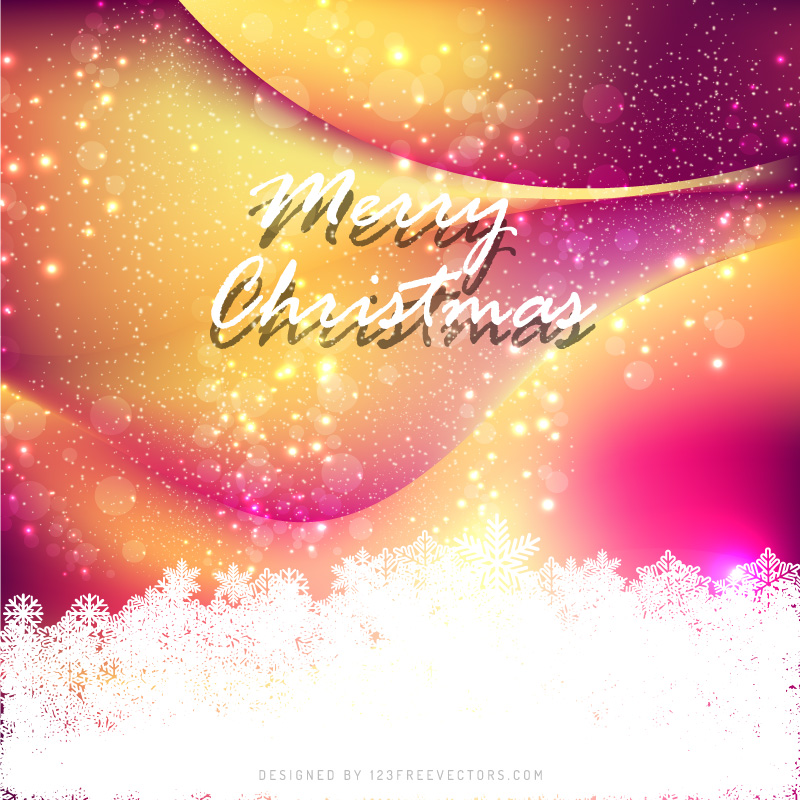 Yellow Pink Christmas Background Graphics