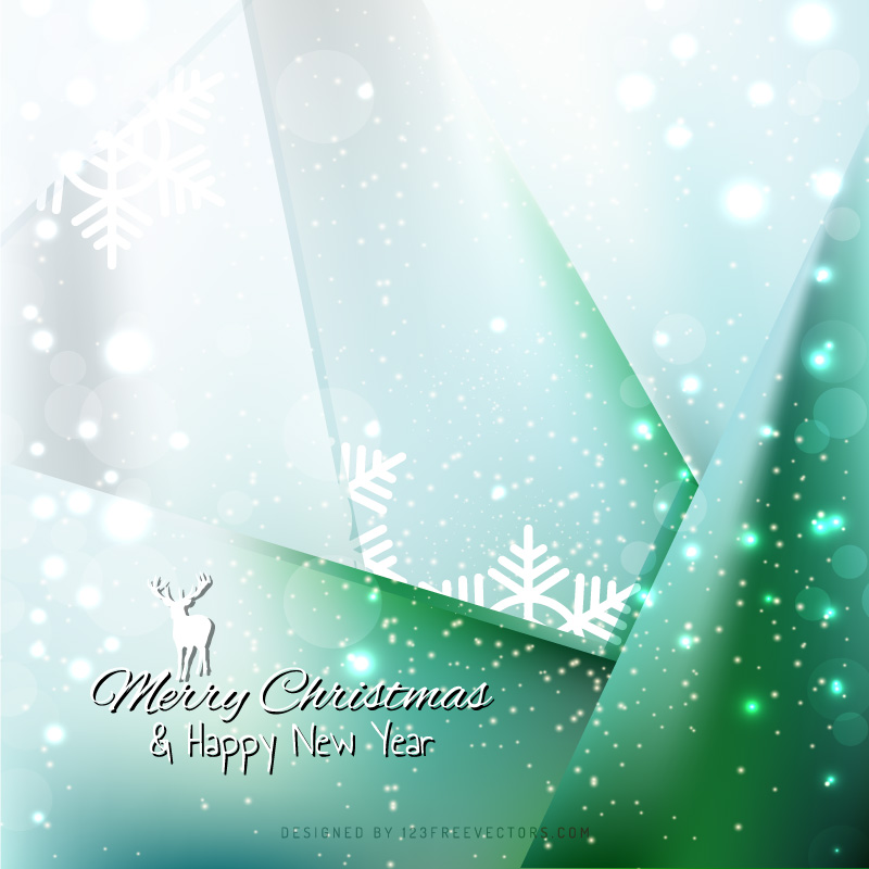 Blue Green Sparkles Christmas Background Graphics