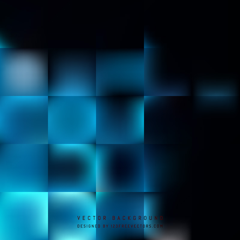 Blue Black Square Background Design