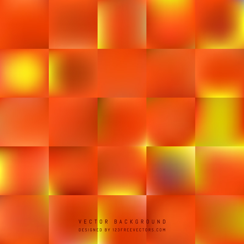 Cool Orange Square Background Pattern.