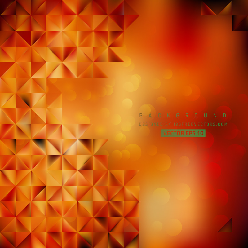 Abstract Cool Orange Background Vector