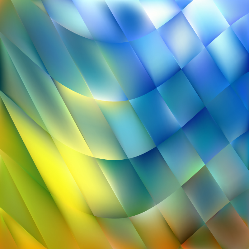 Abstract Blue Yellow Background Graphics