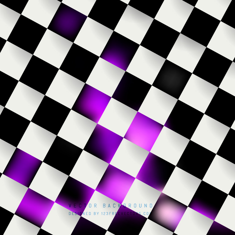 Purple Black Checkerboard Background Graphics