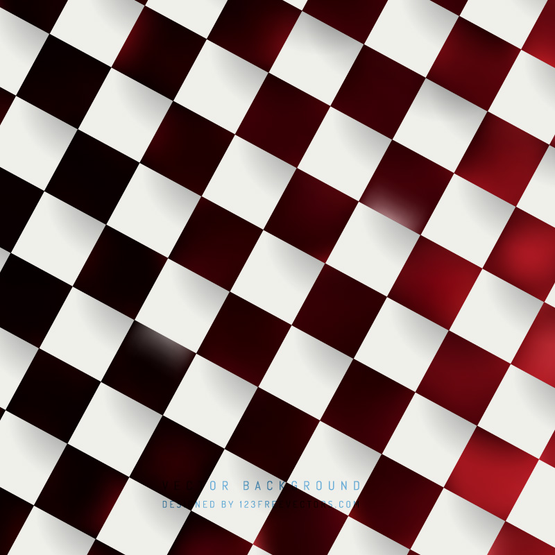 Red Black Checkered Background Design