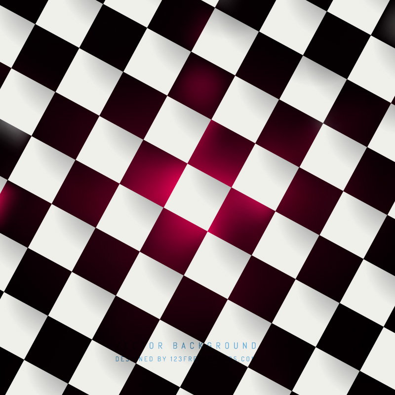 Red Black Checkered Pattern Background Design