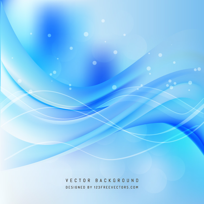 Light Blue Wave Background Design