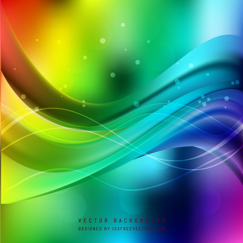 Colorful Wave Background Image