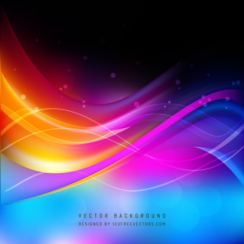 Colorful Wave Background Image
