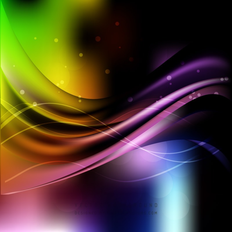 Colorful Wave Background Image