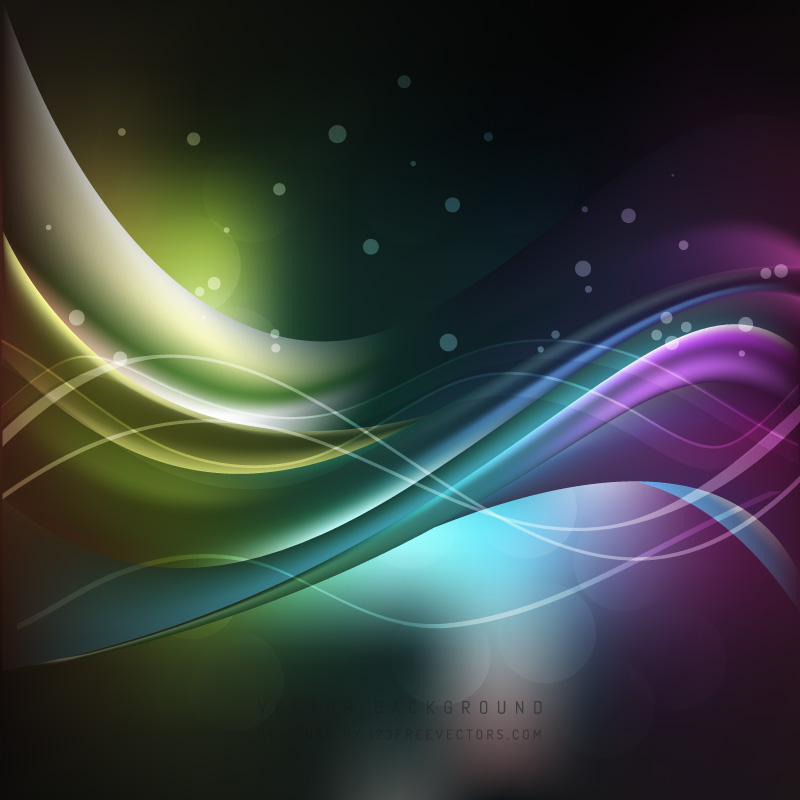 colorful wave 2 hd backround