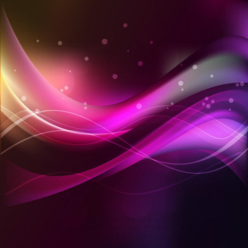 Dark Purple Wave Background Template