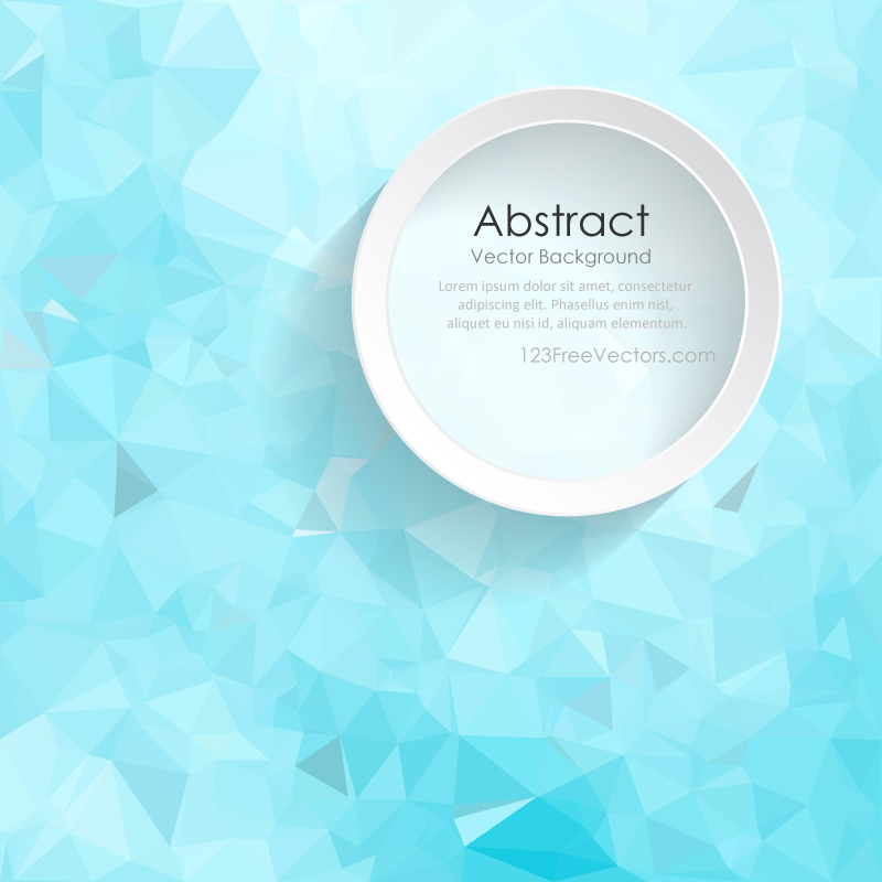 Polygonal Sky Blue Background