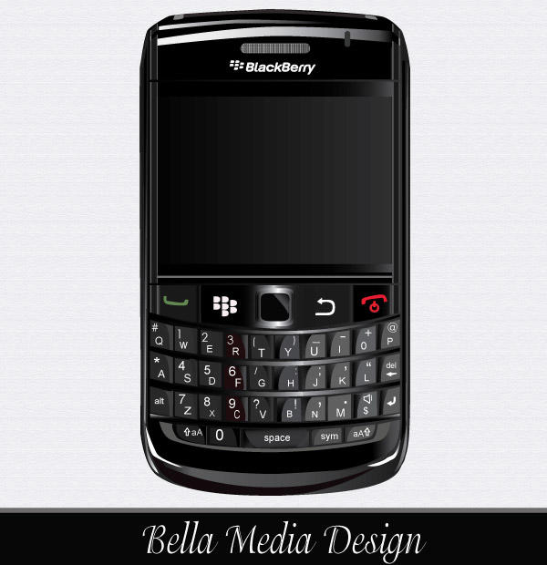 Vector BlackBerry Bold 9700