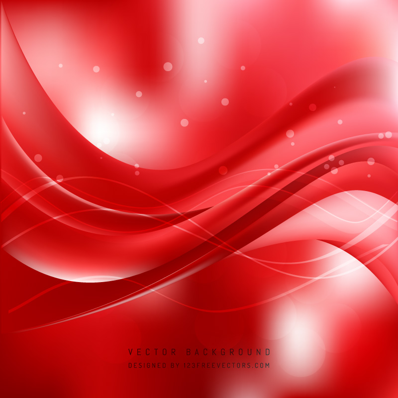 Red Wave Background Image