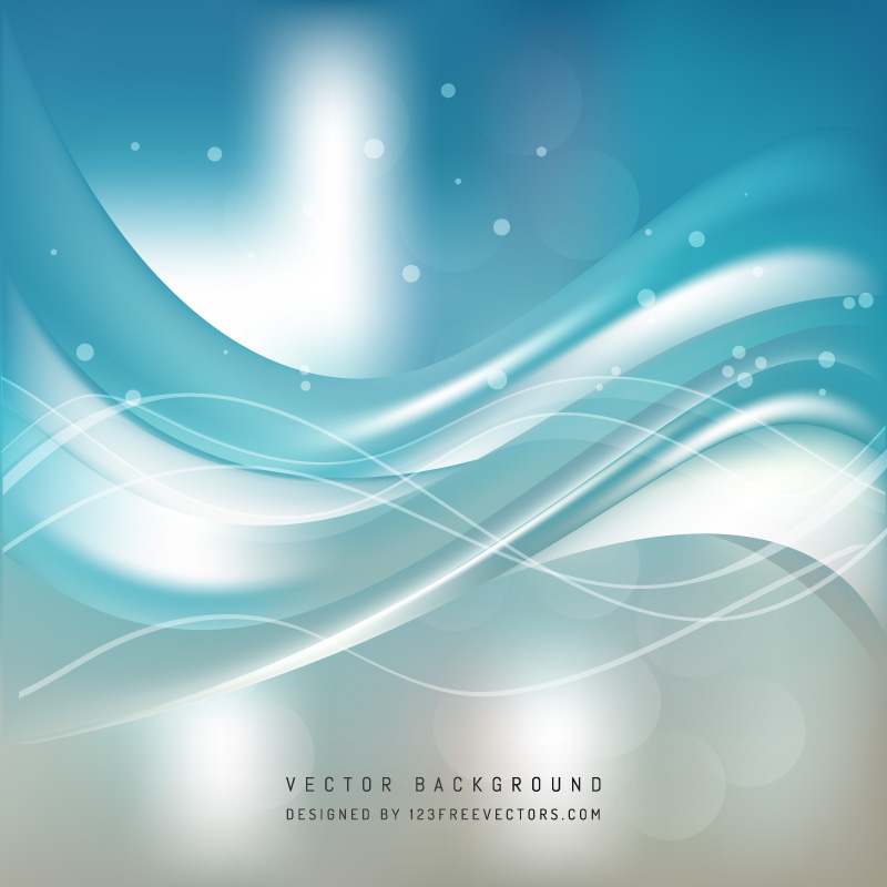Turquoise Wave Background Template