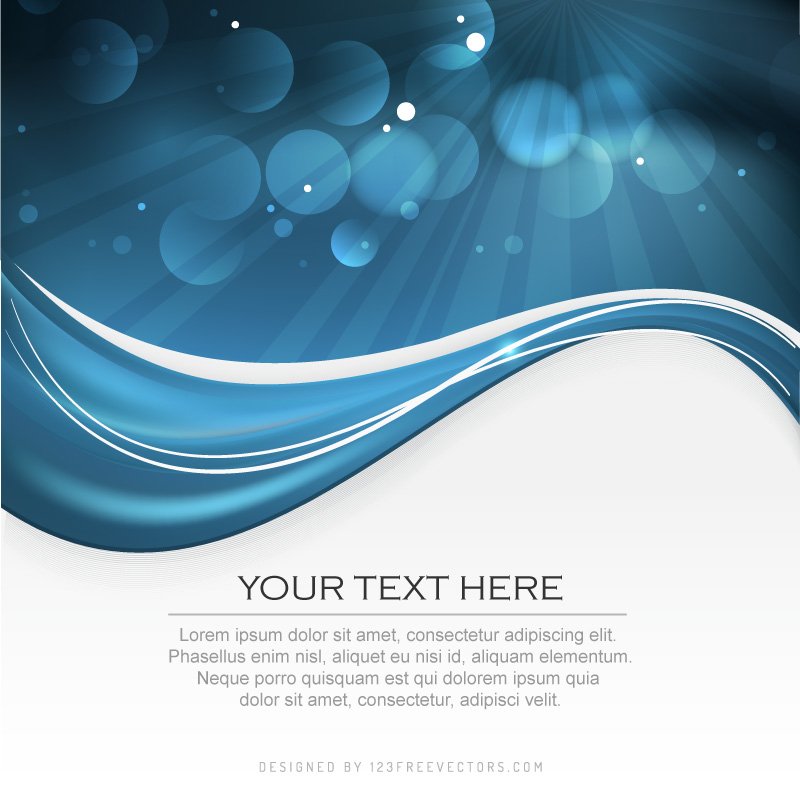 Abstract Dark Blue Background Illustrator Template