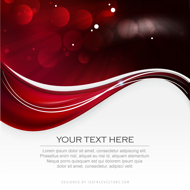 Red Black Background Template