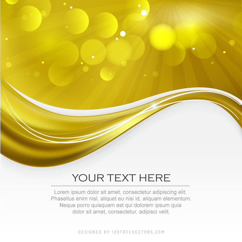 Yellow Background Template