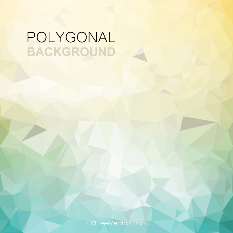 Vintage Blue Background Polygonal Background Illustrator