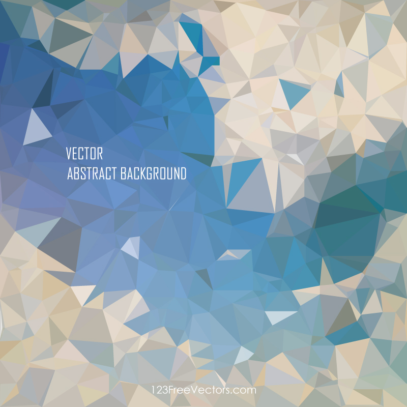 Vintage Blue Background Geometric Polygon Background Graphics