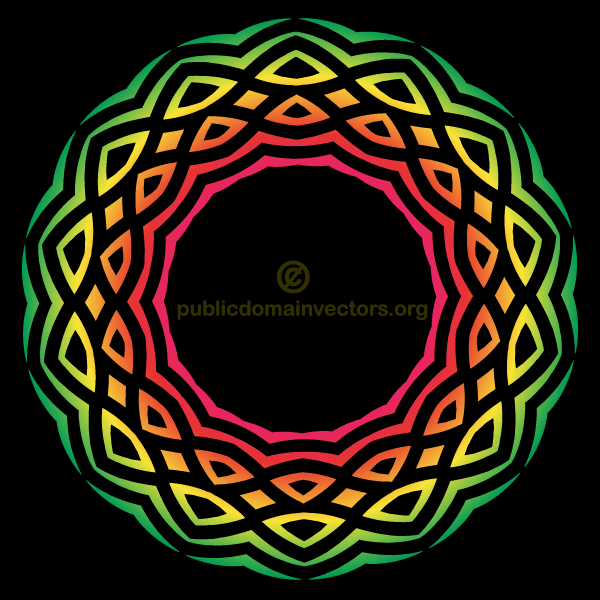 Color Tribal Element Vector