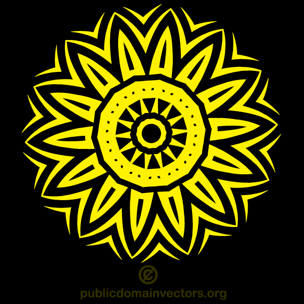 Circle Tribal Tattoo Design Vector