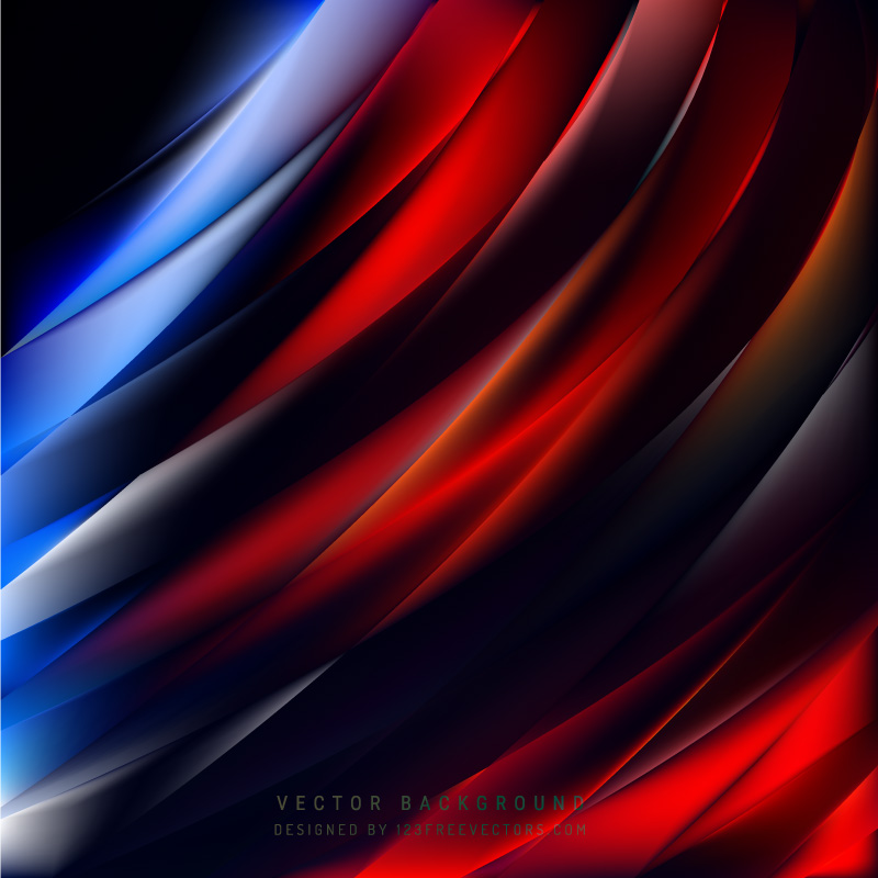 Blue Red Black Background Illustrator