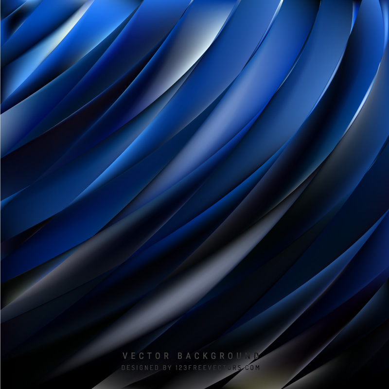 Blue Black Background Design