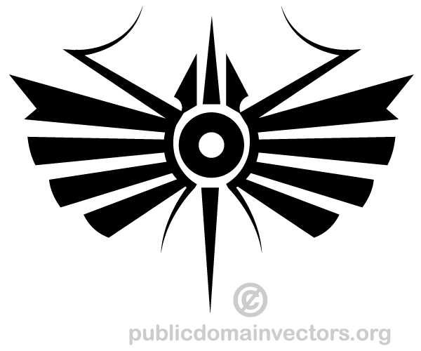 Decorative Tribal Symbol Vector Image