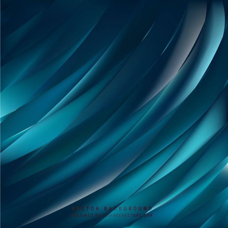 Abstract Dark Turquoise Background Design