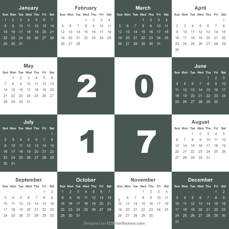 Calendar 2017 Pdf