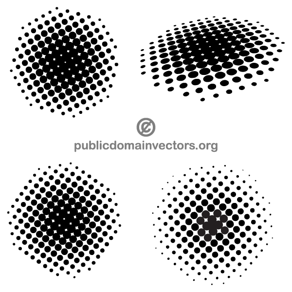Halftone Dots Vector Illustrator