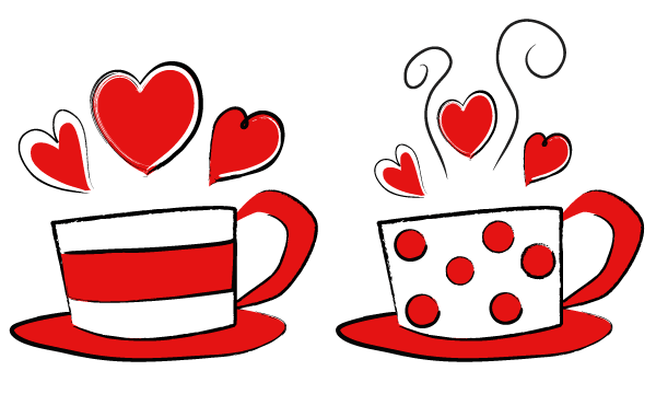 Valentine’s Day Coffee Cups