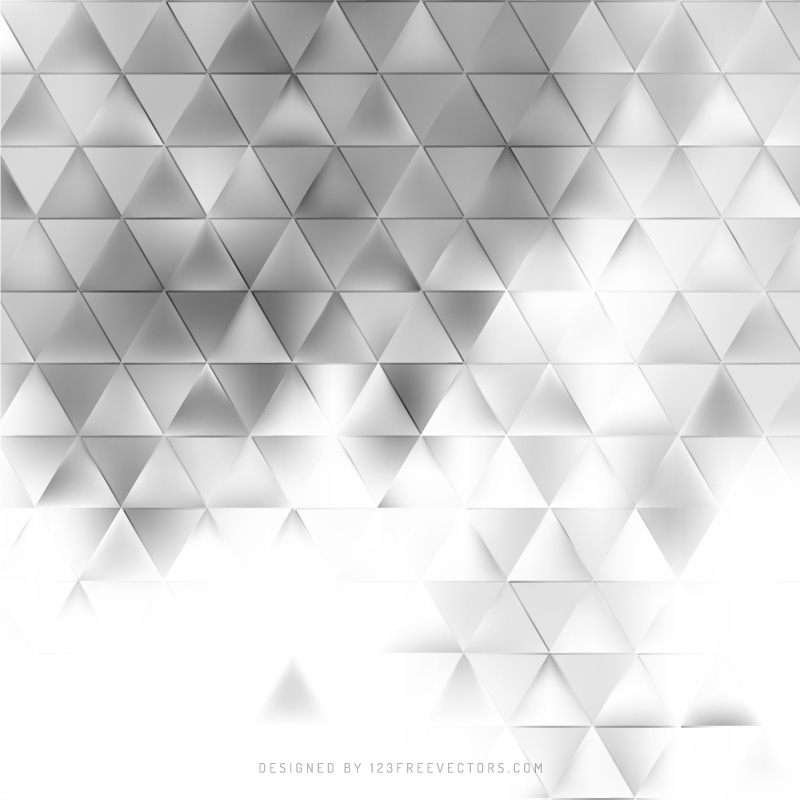 Gray Geometric Triangle Background