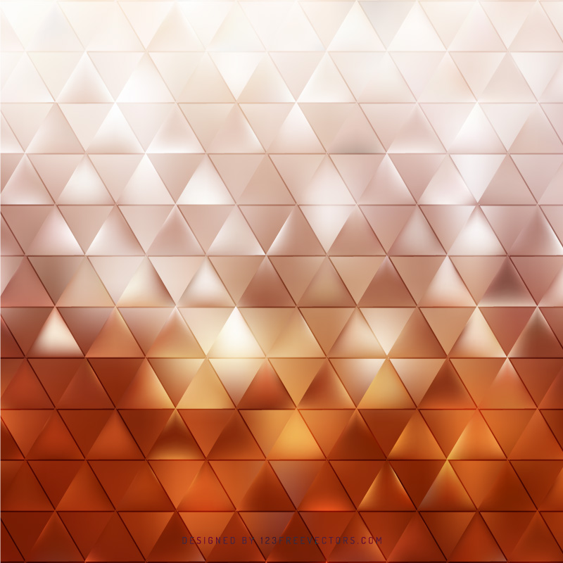 Abstract Orange Triangle Background Template