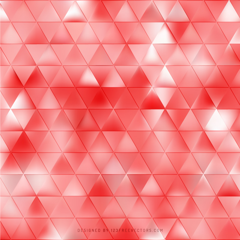 Light Red Triangle Pattern