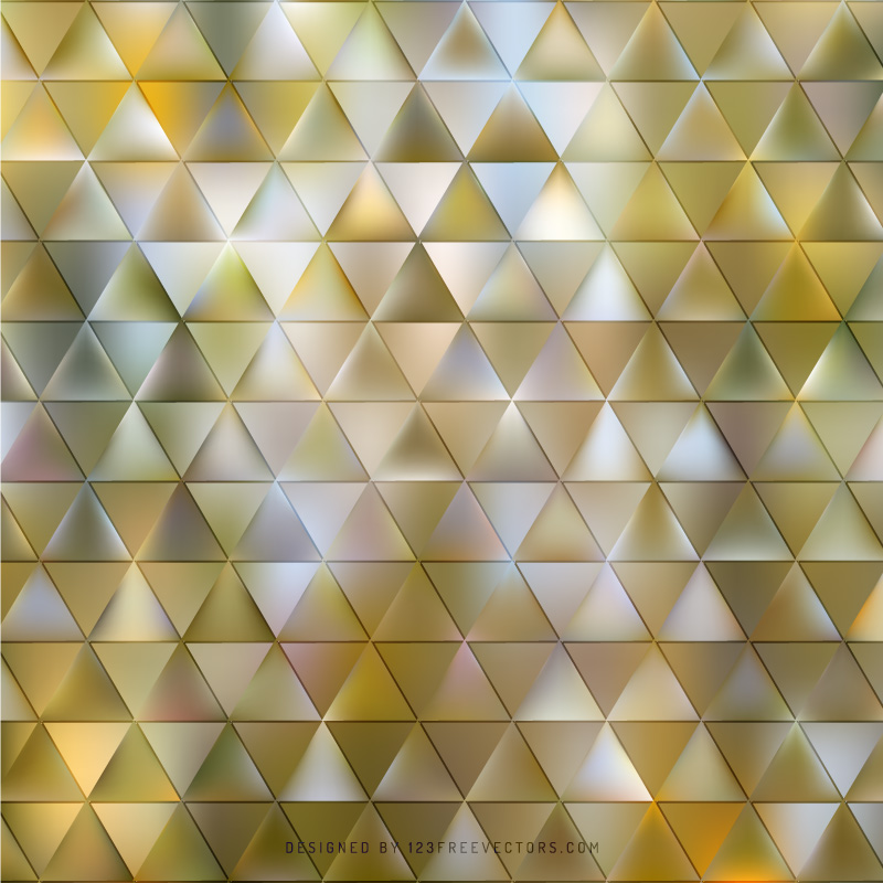 Green Triangle Vector Background