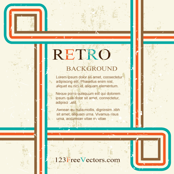 Retro Background Design Graphics