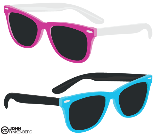 Free Vector Ray Ban Glasses